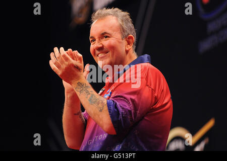 Dart - McCoys Premier League Darts 2012 - Brighton Centre Stockfoto
