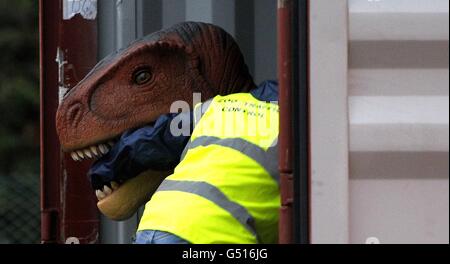 Chester Zoo Dinosaurier-Ausstellung Stockfoto