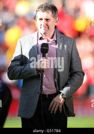 Rugby Union - RBS 6 Nations Championship 2012 - Wales gegen Italien - Millennium Stadium. BBC-Experte Jonathan Davies Stockfoto