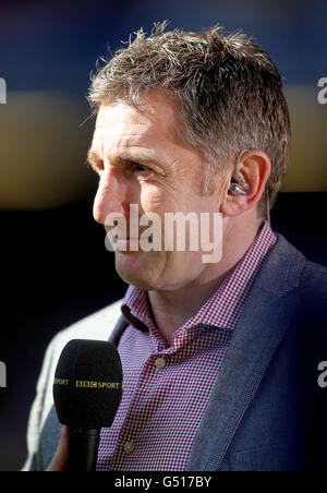 Rugby Union - RBS 6 Nations Championship 2012 - Wales gegen Italien - Millennium Stadium. BBC-Experte Jonathan Davies Stockfoto