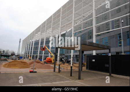 Eine allgemeine Ansicht des neuen Network Rail HQ in Milton Keynes Stockfoto