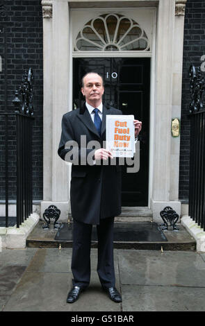 FairFuelUK Lobby des Parlaments Stockfoto