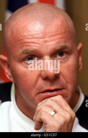 Johnny Adair Friedensgespräche Stockfoto