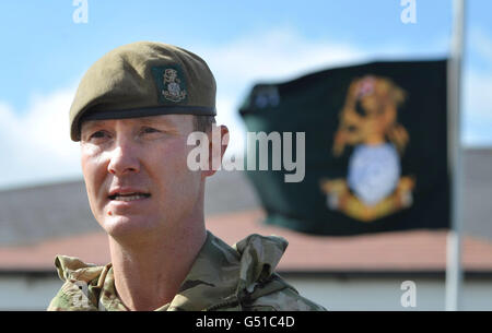 Sechs Soldaten in Afghanistan Stockfoto