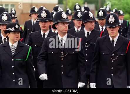 Hendon Polizeiakademie Offiziere Stockfoto