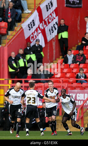 Fußball - Npower Football League One - Charlton Athletic V Notts County - The Valley Stockfoto