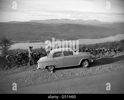 Freizeit & Tourismus - Lake Windermere - Seenplatte Stockfoto