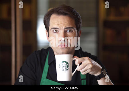 Neues Starbucks britische Latte Stockfoto