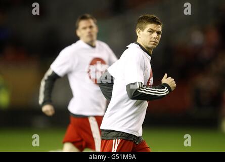 Fußball - Barclays Premier League - Liverpool V Everton - Anfield Road Stockfoto