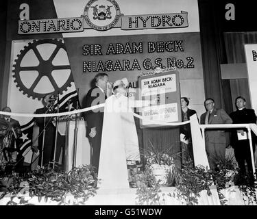 Royalty - Herzogin von Kent - Tour durch Kanada - Niagara Falls Stockfoto