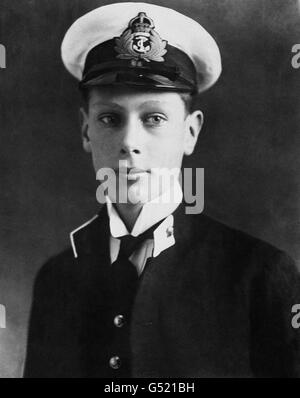 GEORGE VI MIT ACHTZEHN JAHREN Stockfoto