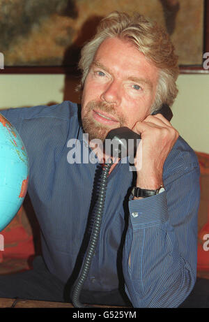 Branson Telefon Schuhe Erfindung Stockfoto