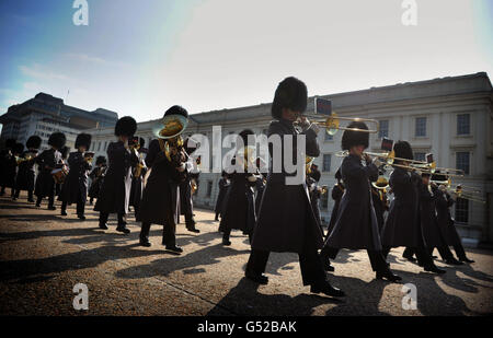 Diamant-Jubiläum die Vorbereitungen Stockfoto
