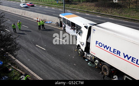 M5 Crash-Trainer Stockfoto