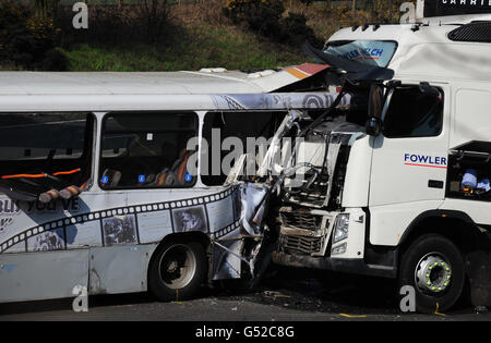 M5 Crash-Trainer Stockfoto