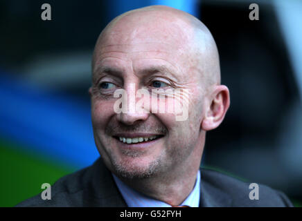 Fußball - npower Football League Championship - Reading V Blackpool - Madejski Stadium. Ian Holloway, Manager von Blackpool Stockfoto