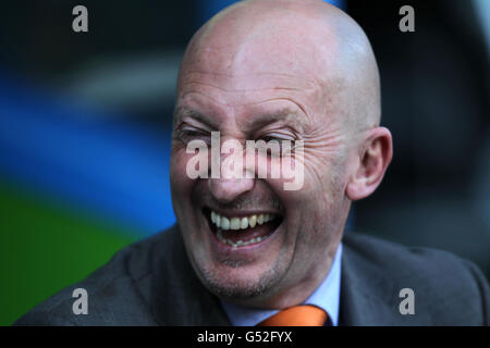 Fußball - npower Football League Championship - Reading V Blackpool - Madejski Stadium. Ian Holloway, Manager von Blackpool Stockfoto