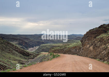 Namibia, Khomas, Namib - Naukluft-Park, Kuiseb Canyon, auf dem Weg nach Walvis Bay Stockfoto