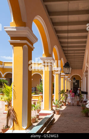 Kuba, Sancti Spíritus, Trinidad, der Palast, Palacio de Cantero, Terrasse Stockfoto