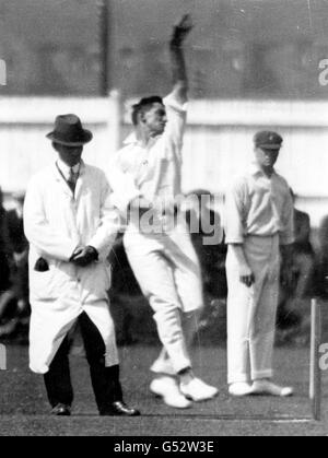 Cricket - Australien im britischen Inseln 1921 - Leicestershire V Australier - Tag eins - Aylestone Straße, Leicester Stockfoto