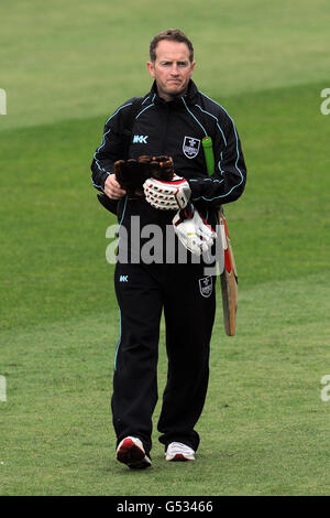 Cricket - LV = County Championship - Division One - Tag 3 - Surrey V Sussex - das Kia Oval Stockfoto