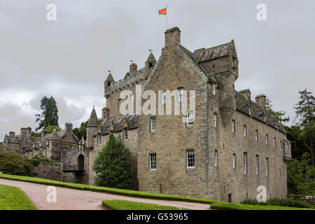 Großbritannien, Schottland, Highland, Nairn, Cawdor Castle, ein Schloss, ein paar Meilen nordöstlich von Inverness in den schottischen Highlands, Shakespeares Macbeth Stockfoto