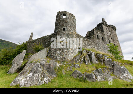 Großbritannien, Schottland, Argyll und Bute, Dalmally, Loch Awe, Kilchurn Castle Stockfoto