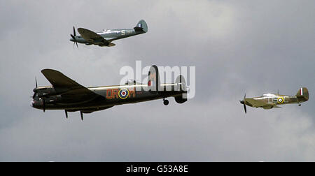 Luftfahrt - Battle of Britain Memorial Flight - Farnborough Airshow Stockfoto