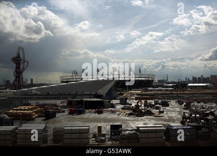 Olympischen Spiele - Olympiastadion Views Stockfoto