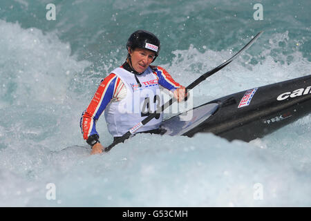 Kanu - Tesco Kanu Slalom 2012 Selection Trials - Tag drei - Lee Valley White Water Centre Stockfoto