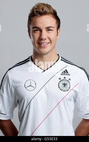 Mario Goetze, an das offizielle Porträt-Foto-Session von der deutschen Herren-Fußball-Nationalmannschaft, am 14.11.2011, Hamburg Stockfoto