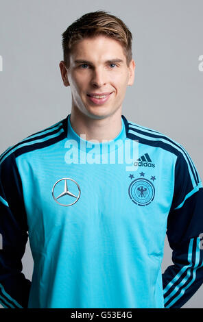 Torwart Ron-Robert Zieler, an das offizielle Porträt-Foto-Session von der deutschen Herren-Fußball-Nationalmannschaft am 14.11.2011 Stockfoto