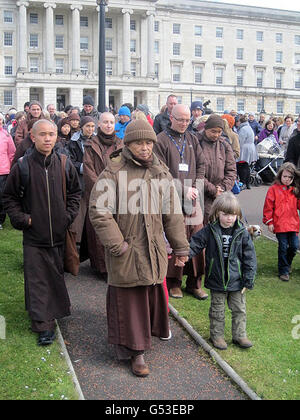 Zen-Meister in Stormont Stockfoto