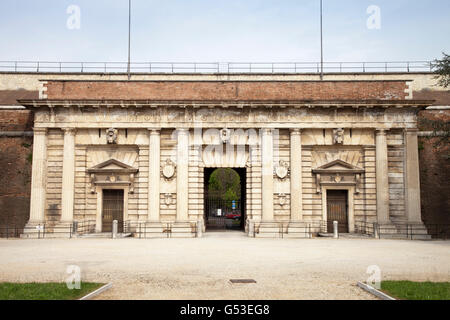 Porta Palio, Stadttor, Verona, Veneto, Italien, Europa, PublicGround Stockfoto