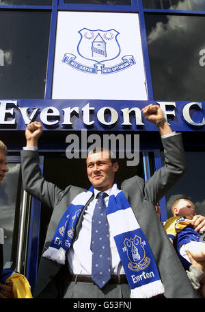 Everton Zeichen Ferguson Stockfoto