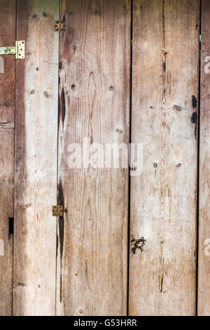 Hintergrund der Holzbretter Wand Stockfoto