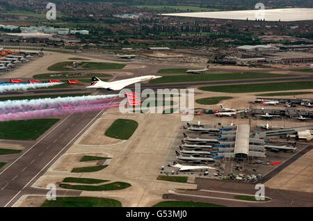 CONCORDE 1996 Stockfoto