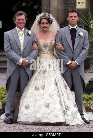 Coronation St Baldwin Hochzeit Stockfoto