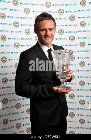 Fußball - PFA Player of the Year Awards 2012 - Grosvenor House Hotel. Graham Alexander, Gewinner des Special Merit Awards 2012 bei den PFA Player of the Year Awards im Grosvenor House Hotel, London. Stockfoto