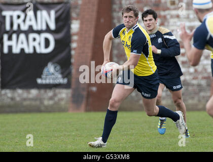 Rugby Union - Schottland Sevens Training Session - Scotstoun Stadium. Mark Robertson von Scotland 7 während einer Trainingseinheit im Scotstoun Stadium, Glasgow. Stockfoto