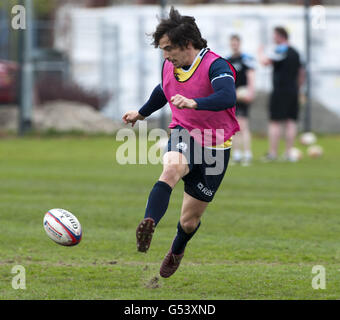 Rugby-Union - Schottland Sevens Trainingseinheit - Scotstoun Stadion Stockfoto