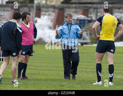 Rugby-Union - Schottland Sevens Trainingseinheit - Scotstoun Stadion Stockfoto