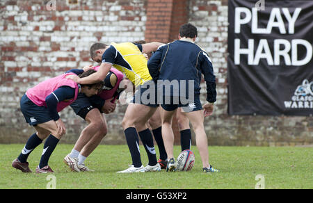 Colin Gregor von Scotland 7 während einer Trainingseinheit im Scotstoun Stadium, Glasgow. Stockfoto