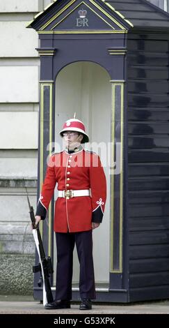 Kanadische Wache Buckingham Palace Stockfoto