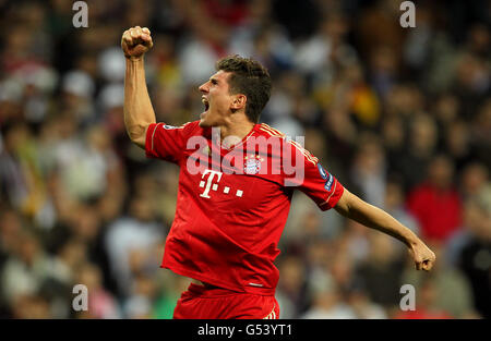 Fußball - UEFA Champions League - Halbfinale-Finale - Rückspiel - Real Madrid V Bayern München - Santiago Bernabeu Stockfoto