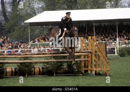 Pferdesport - Badminton Horse Trials - Badminton House Stockfoto