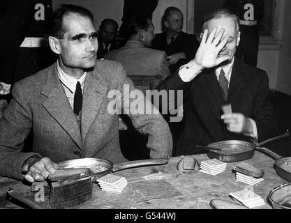 HESS und RIBBENTROP: c1945 Stockfoto