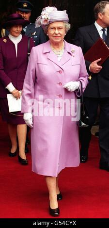 Königin am Commonwealth-Konferenz Stockfoto