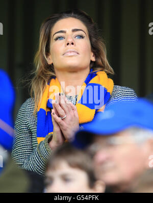 Fußball - Blue Square Premier - Playoff - Halbfinale - zweite Etappe - Mansfield Town gegen York City - One Call Stadium. Carolyn Radford, CEO von Mansfield Town Stockfoto