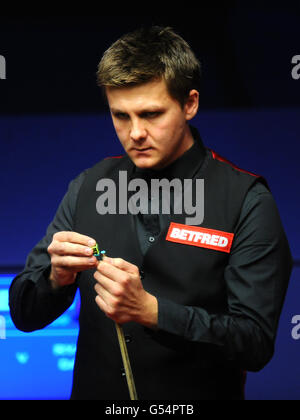 Snooker - Betfred.com Snooker-WM - Tag 5 - Crucible Theatre Stockfoto